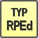 Piktogram - Typ: RPEd
